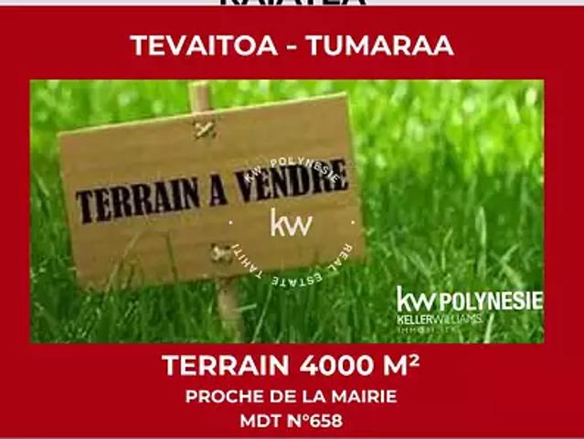 Tumaraa 98735 Achat / Vente terrain