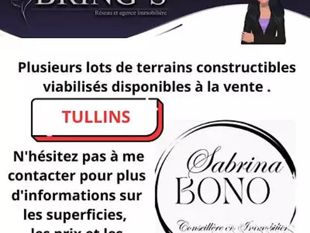 Tullins 38210 Achat / Vente terrain