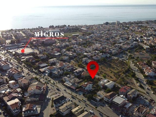 TURYAP Bergama'dan Dikili Merkez'de Satılık 366m2 Konut Arsası
