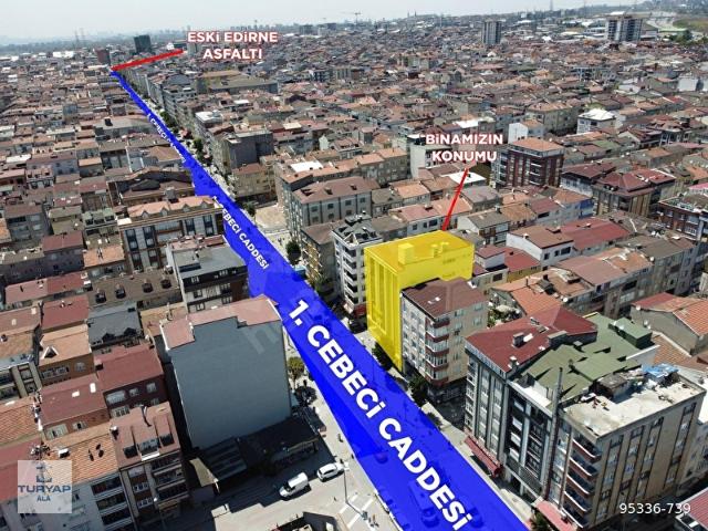 TURYAP ENES AKAY'DAN 1.CEBECİ'DE KİRALIK 8 KATLI SIFIR BİNA