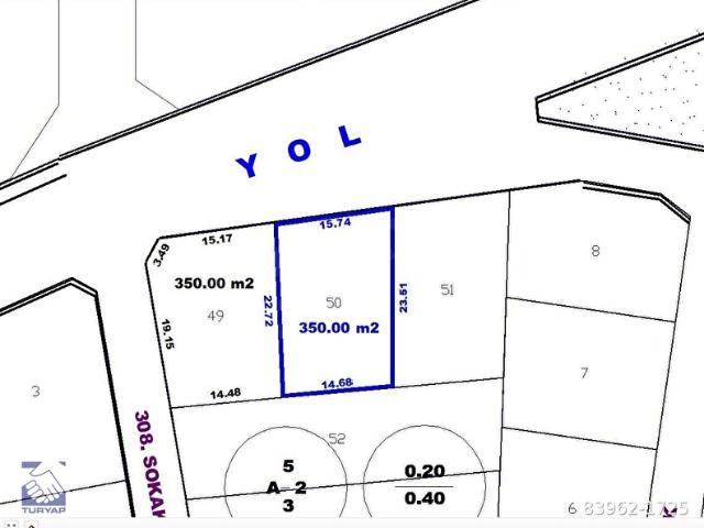 TURYAP TERMAL YENİMAHALLEDE 350 M2 VİLLALIK ARSA