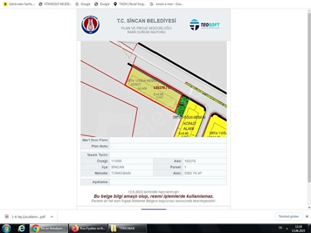 TÜRKOBASI ANA BULVAR ÜZERİ İMARLI KÖŞE TEK TAPU TİCARİYE UYGUN