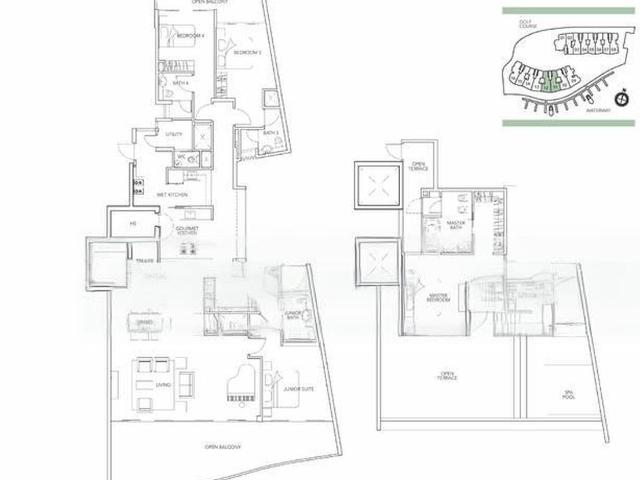 Turquoise D4, Condominium