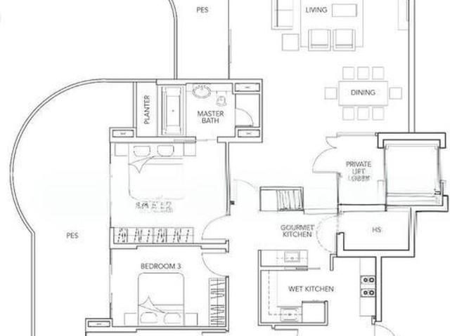 Turquoise D4, Condominium