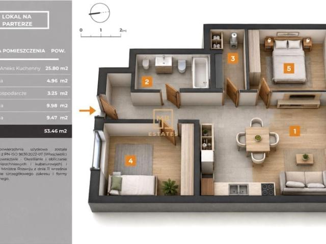 Tyniecka 54 m², Skawina