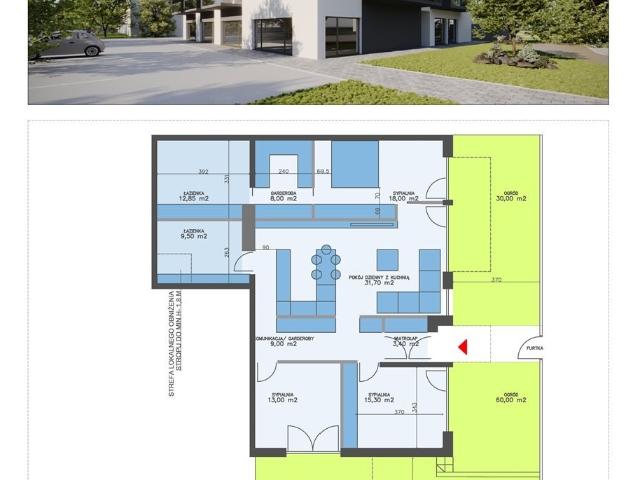 Tychy, Żwaków, 120,75 m2