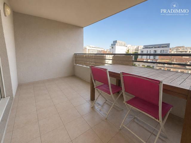 Type 3 de 61,35 m2 + 2 terrasses + garage + place de parking + cave