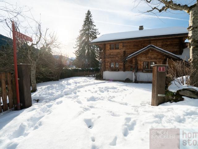 Typisches Familienchalet in Gryon mit Garten und Nebengebäuden