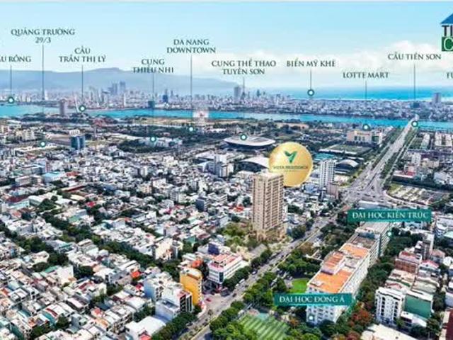 Ưu đãi chiết khấu 12% và quà tặng 100tr đồng khi booking căn hộ cao cấp giữa trung tâm TP Đà Nẵng