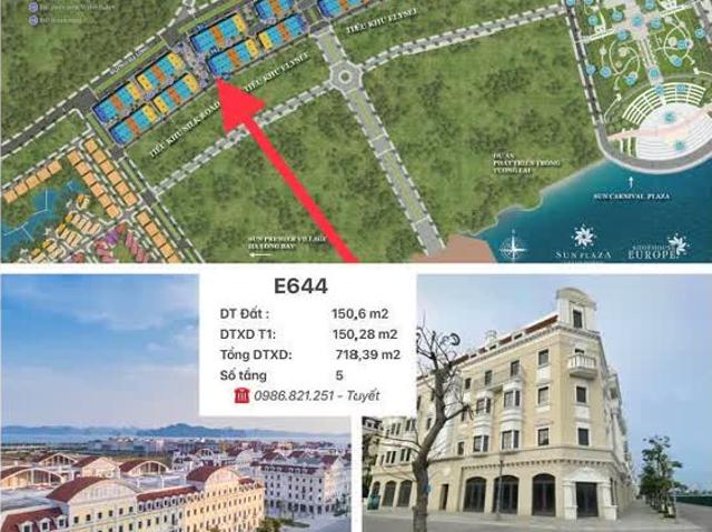 Đầu tư kinh doanh khách sạn, nhà hàng tại Hạ Long chọn ngay Shophouse Châu Âu ngay trung tâm