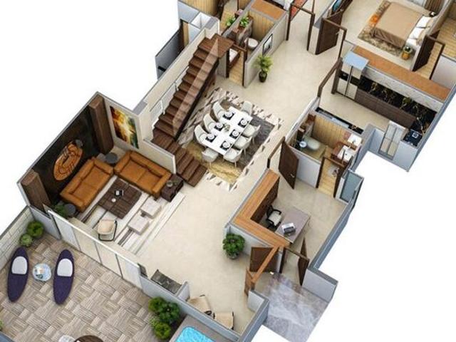 Uchdpl Veridia Oakwood Enclave 5 Bedroom 4089 Sq. Ft. Apartment in Wave City Ghaziabad Listing ID: #9954