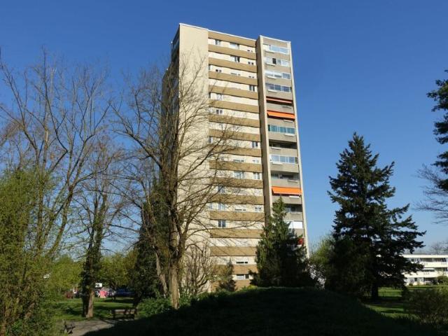 Über den Dächern von Windisch: Sanierte 2.5 Zimmer Wohnung im 15. OG mit herrlichem Ausblick