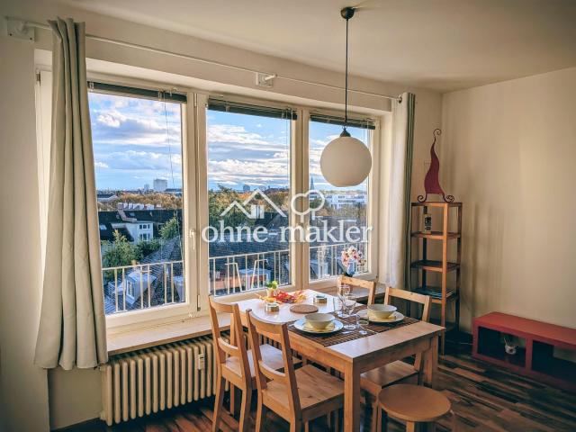 Über den Dächern von München mit Alpenblick