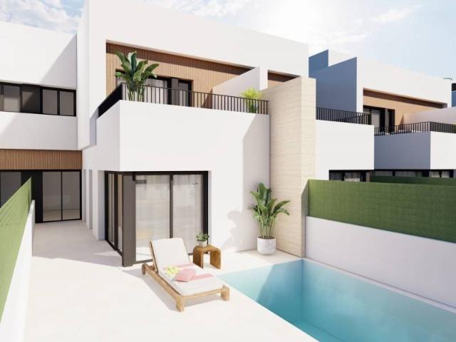 Descubra este residencial de 12 villas adosadas, situadas en. 122m² San Javier