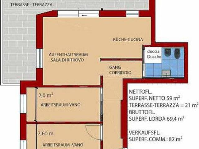 Ufficio in affitto a Bolzano