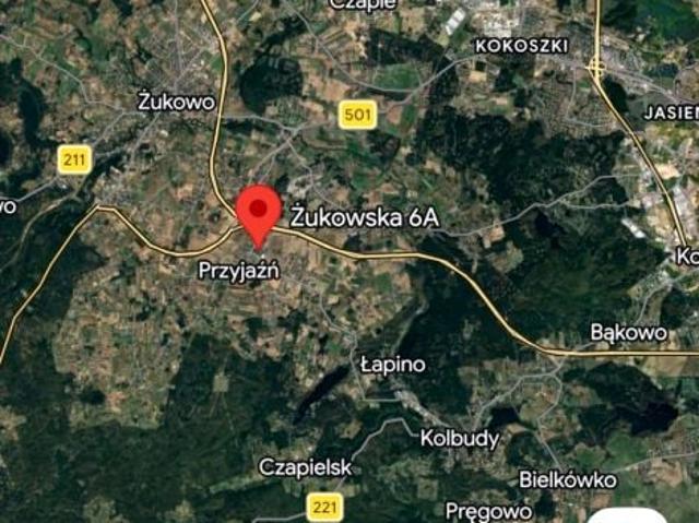 Żukowska 557 m², Przyjaźń