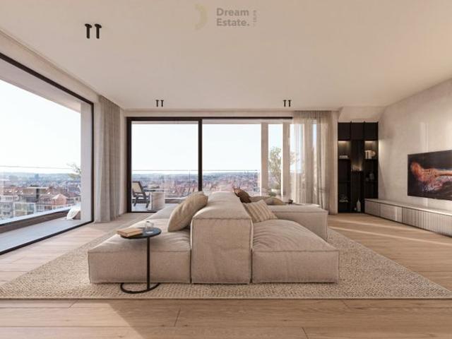 Uitzonderlijk ruime penthouse met zonneterras in Knokke H.