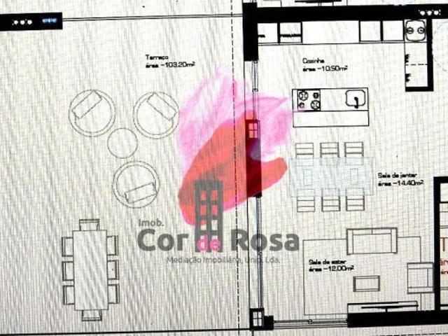 ULTIMO Apartamento T2 com 103 m2 de terraço ? Lousada | 26084059103