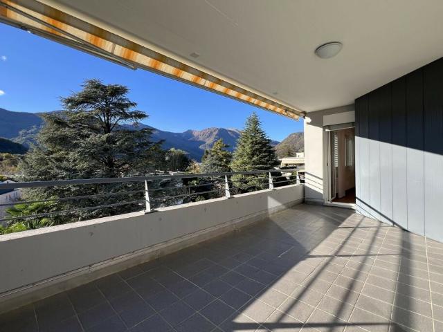 ULTIMO PIANO 4.5 NEL VERDE CON TERRAZZA A PONTE CAPRIASCA