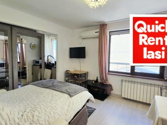 Ultracentral Bulevardul Stefan Langa UMF – UAIC – apartament 1 camera modern de inchiriat