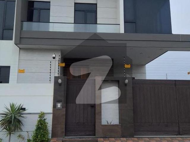 Ultraluxe signature living: brand new 300 sq yd architectural bungalow for sale on sahil street, dha phase 8 extension