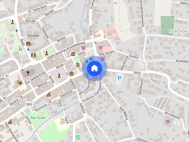 Umeblowana kawalerka w centrum Bochni na I piętrze, obok Rynku