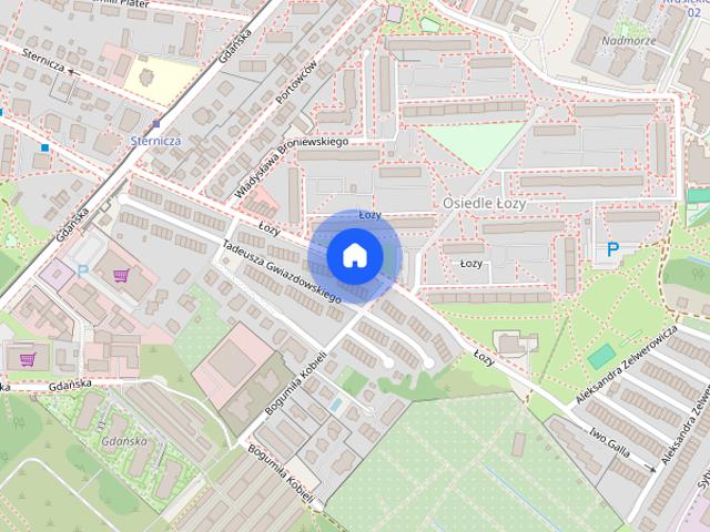 Umeblowane 2 pokojowe 40 m², Brzeźno | parking, 3 min do tramwaju