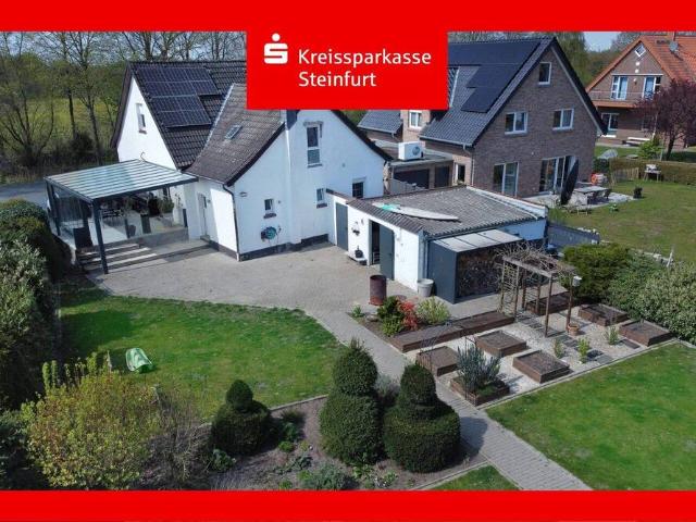 Umfangreich modernisiertes Einfamilienhaus im Außenbereich von Hörstel!