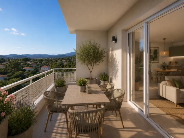 UN T3 MODERNE AVEC EXTÉRIEUR DANS UN CADRE PRIVILÉGIÉ ! 3 pièces, 60 m²