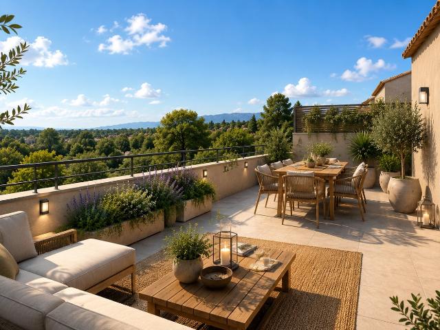 UN T4 MODERNE AVEC TERRASSE DANS UN CADRE RÉSIDENTIEL RECHERCHÉ ! 4 pièces, 85 m²