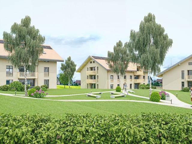 Condominium apartment with 3.5 rooms on sale in St Aubin FR 78 m² | dreamo. Ch