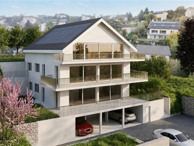 Un art de vivre exclusif dans ce superbe attique avec spectaculaire espace de vie de 58 m²