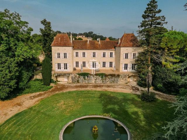 Un château français historique au cœur de la campagne 600m² Condom
