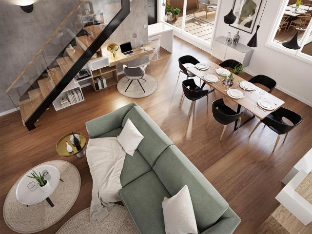 Un extérieur comme une maison, sans voisins au dessus