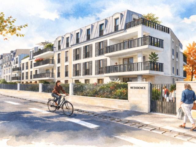 Un jardin intimiste au cœur de la ville 1 à 4 pièces, 28 à 87 m²