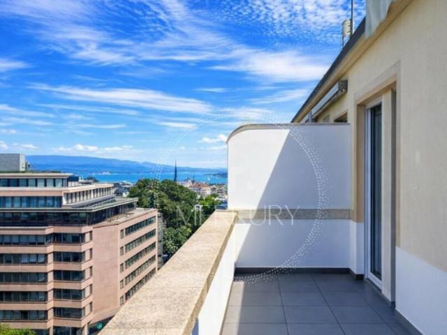 Un magnifique appartement en attique à Champel
