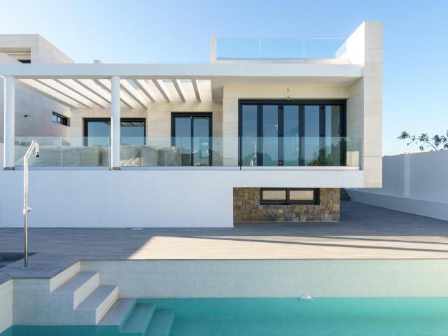 Un nuevo desarrollo de chalets estilo moderno, venta sobre p. 452m² Mijas