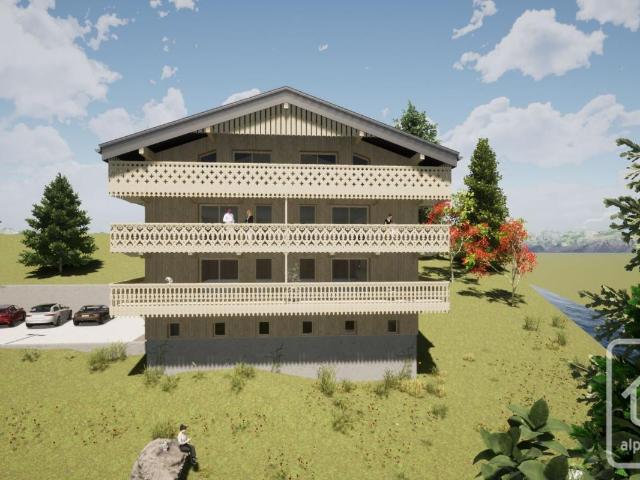 Un petit programme de cinq appartements de haute qualité sit. 186m² Châtel