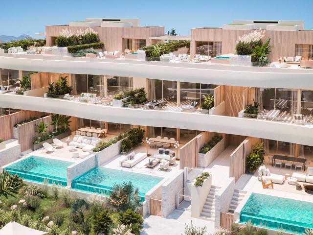 ¡Un proyecto residencial de primera línea de playa en Marbella Este!