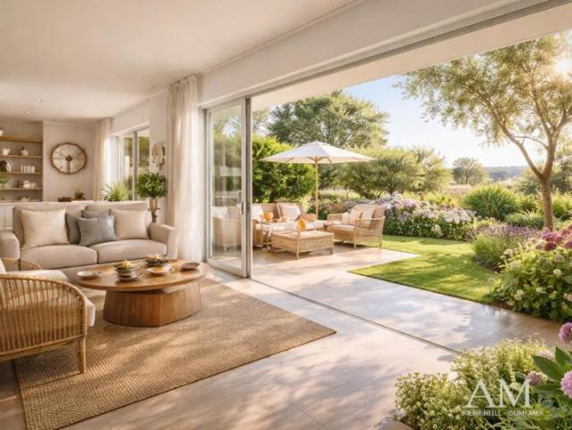 Un réveil au soleil, entre jardin et mer