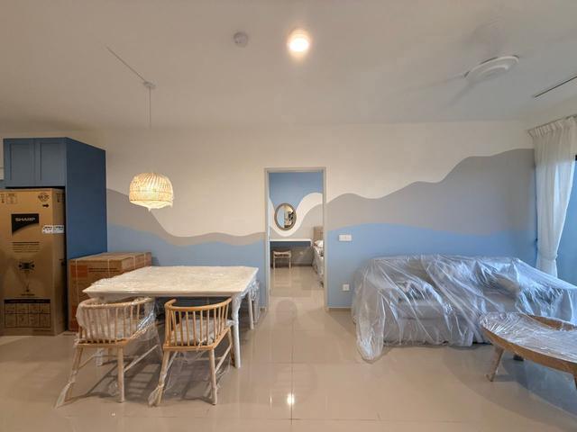 Unblocking Corner Unit Hana Residence 3 Rooms Fully Furnish for Sale