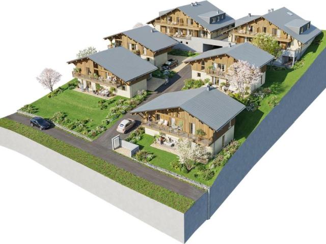 Une opportunité d’acquérir l’un des quatre chalets neufs situés dans le hameau calme et ensoleillé de Richebourg