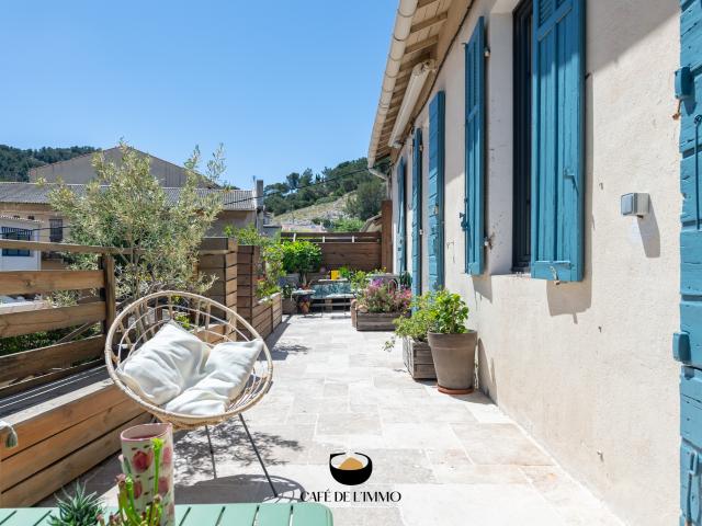 Une terrasse à la Madrague