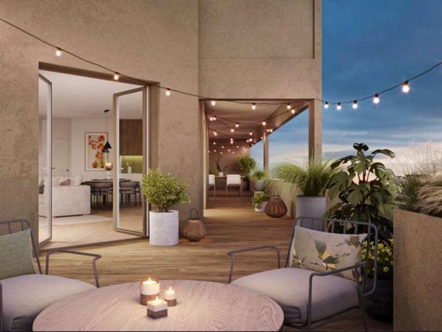 Une Terrasse Rare Ensoleillée