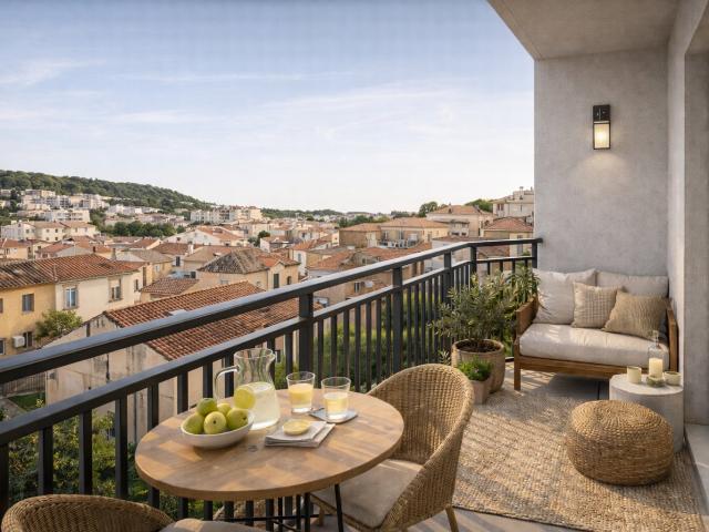 UNE VUE DÉGAGÉE POUR CE T2 AU COEUR DE LA CIOTAT ! 2 pièces, 40 m²