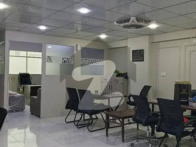 Unfurnished Fully Renovated Office Floor For Rent 1st Floor Dha Phase 5 Badar/Saba Avenue Facing