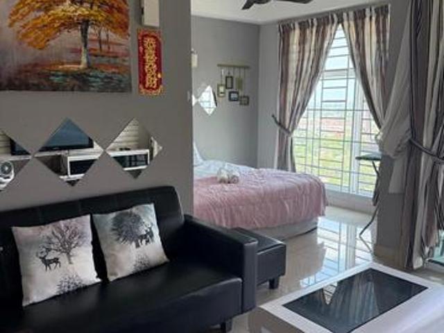 Unit fully furnished lengkap perabot