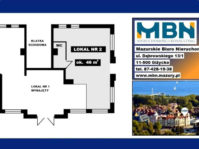 Unii Europejskiej 46 m², Giżycko