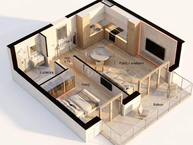 Unii Lubelskiej 40,45 m², Poznań