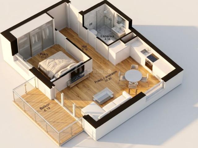 Unii Lubelskiej 40 m², Poznań